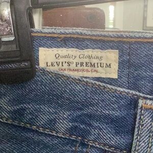 Levi's Blue Denim Jeans Classic Indigo Twill